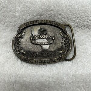 Kessler American Whiskey Spirit of California 1993 Belt Buckle